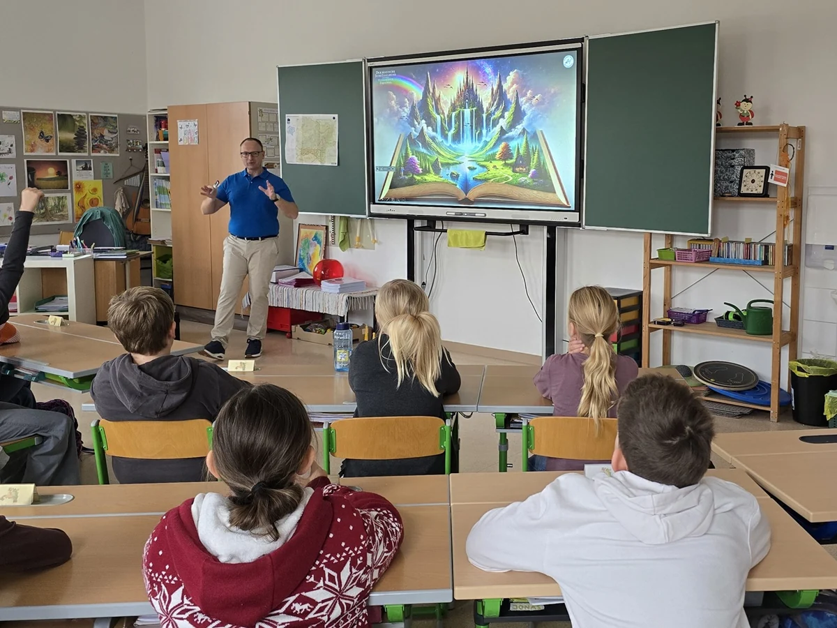 Autorenlesung in einer Volksschule