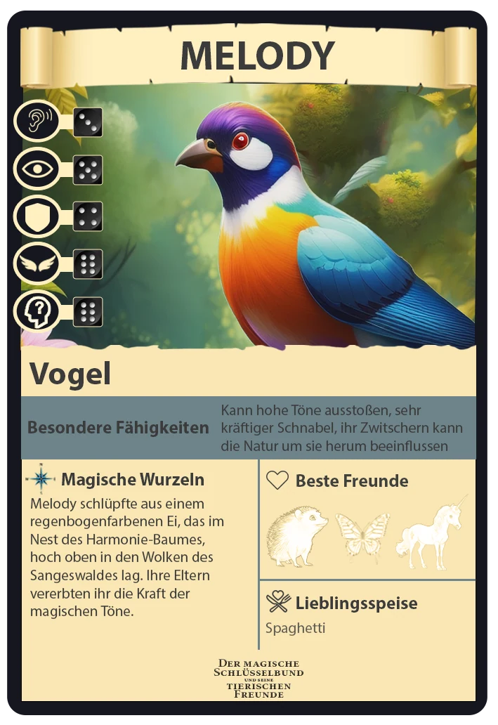 Sammelkarte Melody