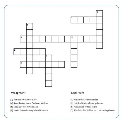 Kreuzworträtsel 1 – Vorschau