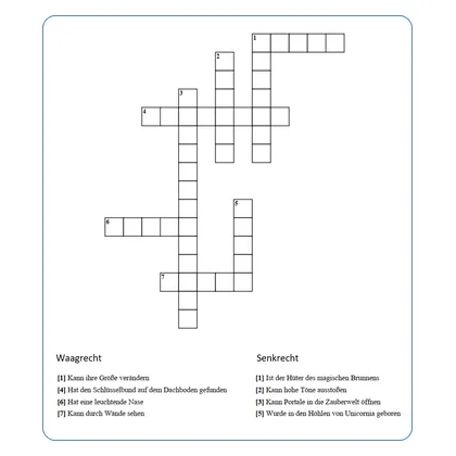 Kreuzworträtsel 2 – Vorschau